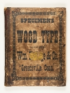 Wood type, manufactured by Wm. H. Page & Co., Greenville, Conn.