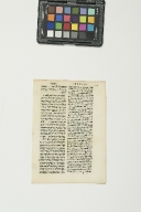 Leaf from Giustiniani's Hebrew-Latin Bible