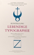 Austellung Lebendige Typographie