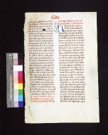 Biblia sacra Latina, versio vulgata: fragment