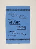 Specimens of music type