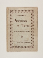 Specimens of printing types cast from the celebrated nickel alloy type metal: best in the world