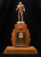 1960 Wrestling Champion Jerry Huffman trophy