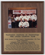 RIT 1995 Cross Country team plaque