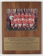 RIT 1994 Cross Country team plaque