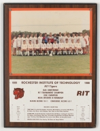 RIT 1988 ICAC mens soccer conference champions plaque