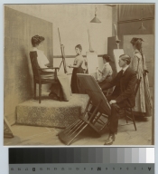 Academics, art and design, Rochester Athenaeum and Mechanics Institute life drawing class, 1891