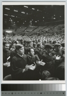 Students at convocation, Rochester Institute of Technology, Rochester War memorial [1970-1975]