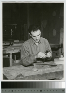 Woodworking student, School for American Craftsmen, Rochester Institute of Technology