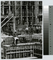 Construction workers, Henrietta campus, Rochester Institute of Technology [1964-1968] [picture].