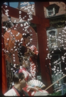 Spring Weekend parade float in the theme of "Mood Oriental," Rochester Institute of Technology, 1958