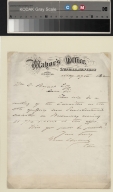 Grover Cleveland letter to C. Bryant