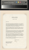 Truman letter to Dean Acheson