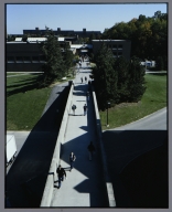 Students walk the Quarter Mile