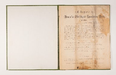 14th supplement to Bruce's abridged specimen book of 1869