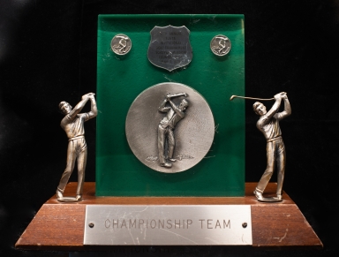 1973 SUNYA Golf Tournament team trophy