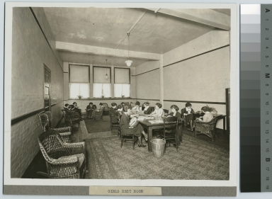 Girls' lounge, Eastman Building, Rochester Athenaeum and Mechanics Institute