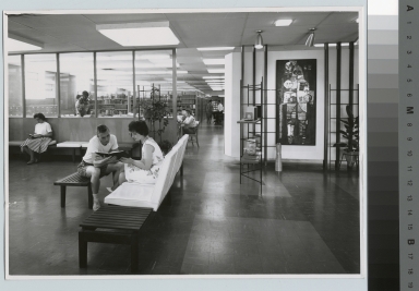 Students at the downtown campus library, Rochester Institute of Technology