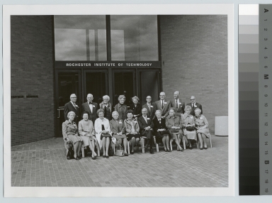 Group portrait, Class of 1922, fiftieth anniversary, Rochester Institute of Technology