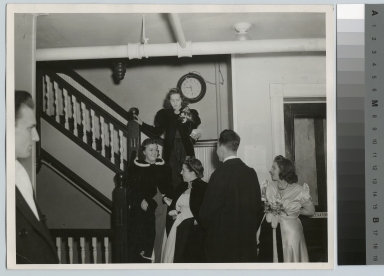 Unidentified students on prom night, Rochester Institute of Technology