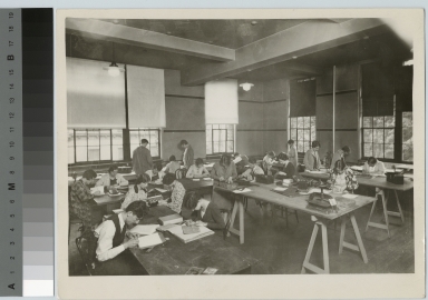 Crafts class, Department of Applied and Fine Arts, Rochester Athenaeum and Mechanics Institute