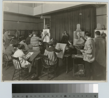 Academics, Art and Design, Rochester Athenaeum and Mechanics Institute life drawing class, [1920-1940]