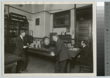Academics, Chemistry, Interior view of the quantitative laboratory at the Rochester Athenaeum and Mechanics Institute, [1929]