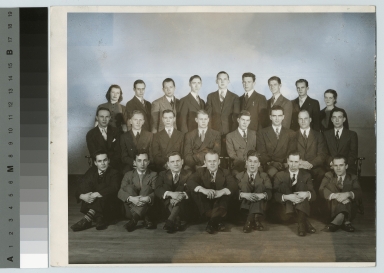 Yearbook group portrait, Department of Photographic Technology, Rochester Institute of Technology