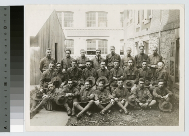 Portrait of World War I soldiers, Rochester Athenaeum and Mechanics Institute