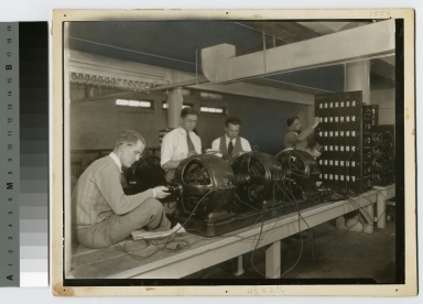 Students in Electrical Shop, Rochester Institute of Technology