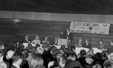Alumni Homecoming 1964, Al Capp speaking