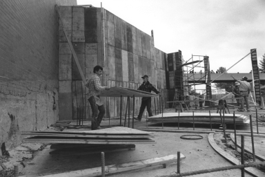 Construction of the Kilian J. and Caroline F. Schmitt Interfaith Center
