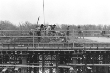 Construction of the Kilian J. and Caroline F. Schmitt Interfaith Center