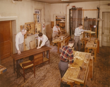 Woodworking shop