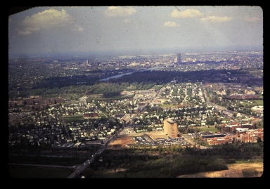 Aerial photograph of Rochester