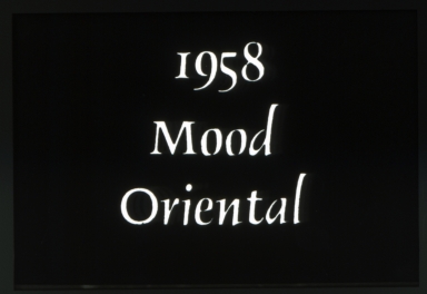 1958 Spring Weekend parade - Mood Oriental