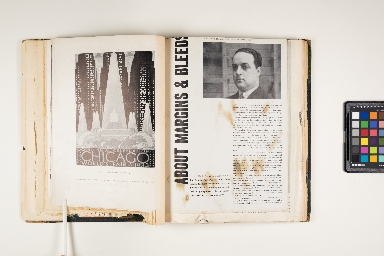 Scrapbook of collected writings by Mehemed F. Agha
