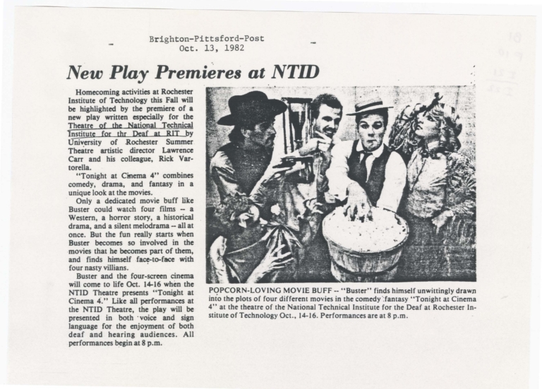 New play premieres at NTID