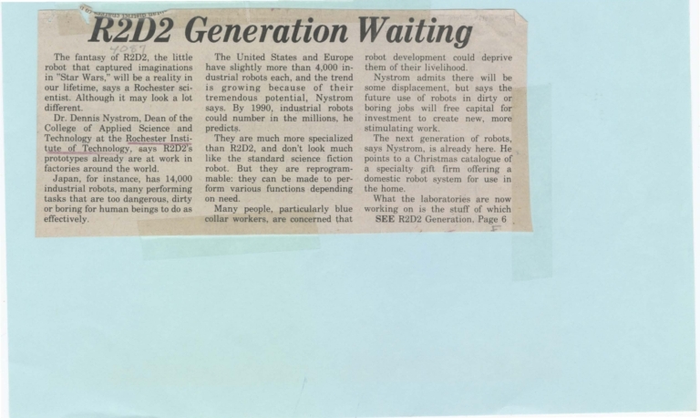 R2D2 generation waiting