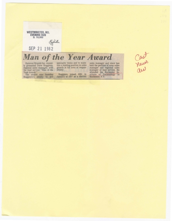 Man of Year Award