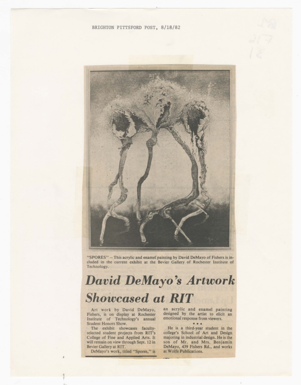 David DeMayo's artwork showcased at RIT