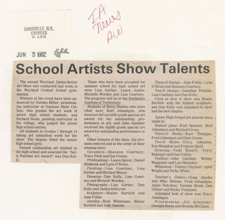 School artists show talents