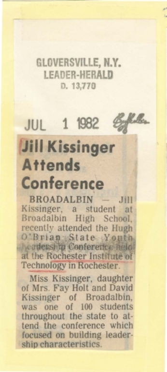 Jill Kissinger attends conference