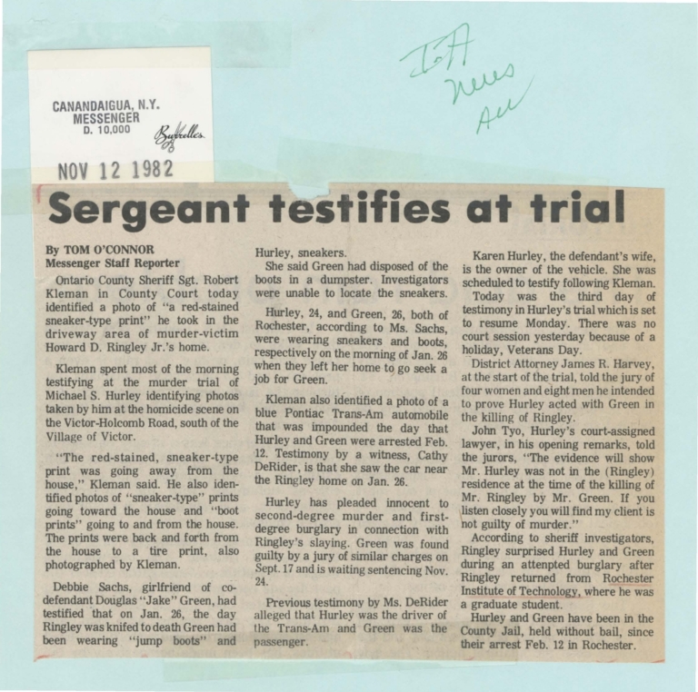 Sergeant testifies at trial