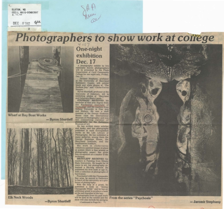 Photographers to show work at college