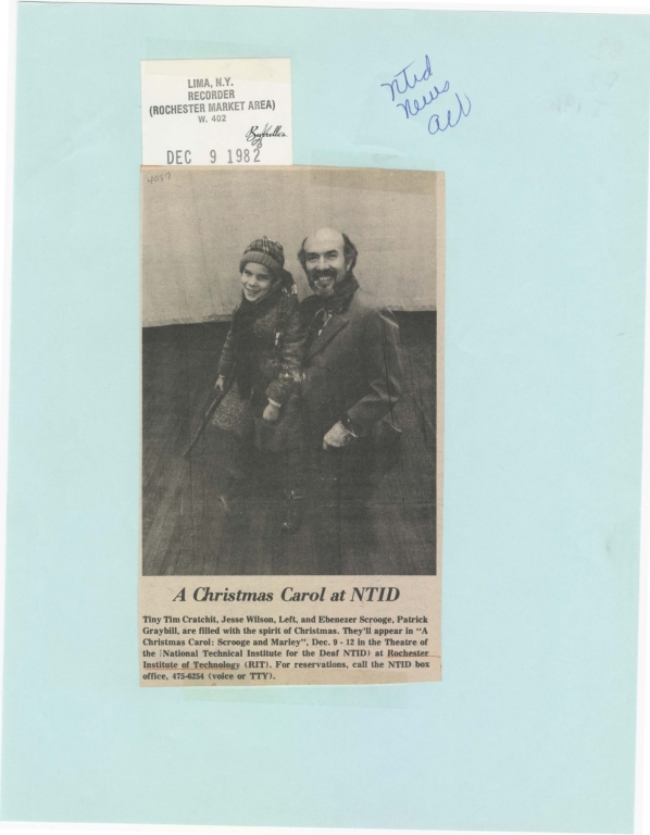 A Christmas Carol at NTID