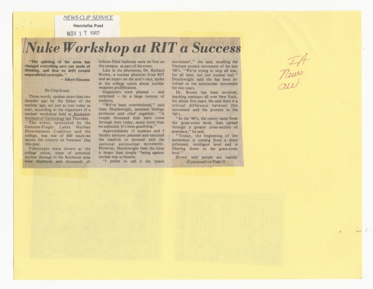 Nuke workshop at RIT success