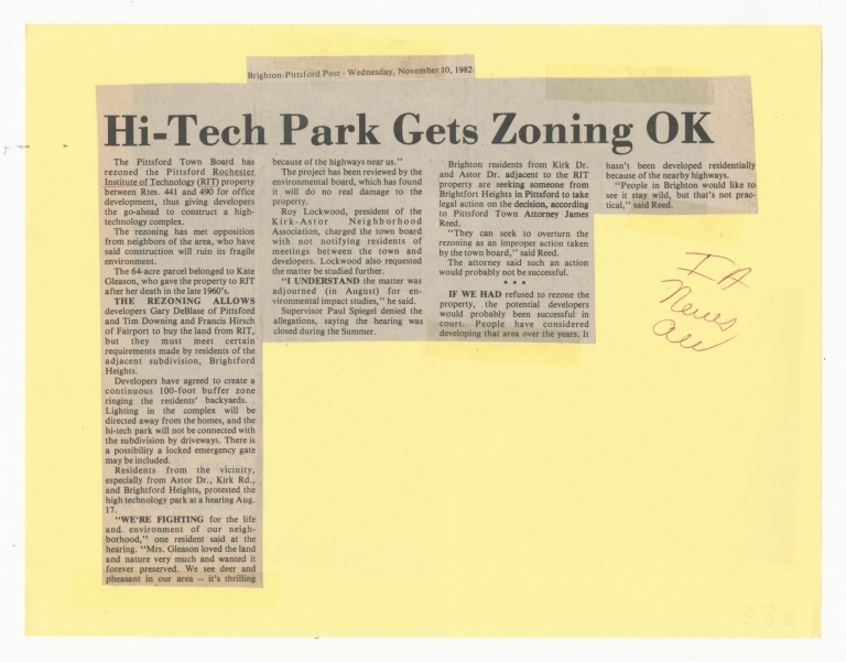 Hi-tech park gets zoning OK