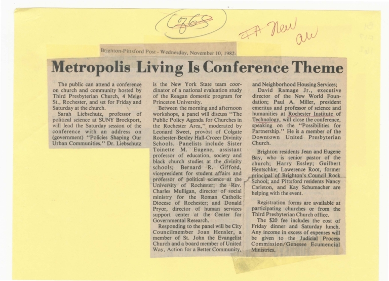 Metropolis living is conference theme