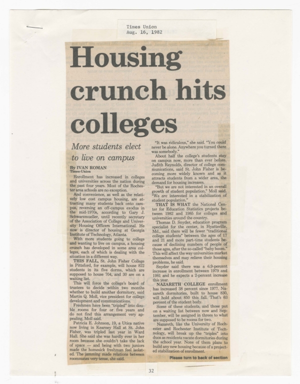 Housing crunch hits colleges